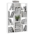 Miniatyrbillede 5 af 9: Rumdelere - Living rumdeler/bogreol 100x24x140 cm konstrueret træ hvid