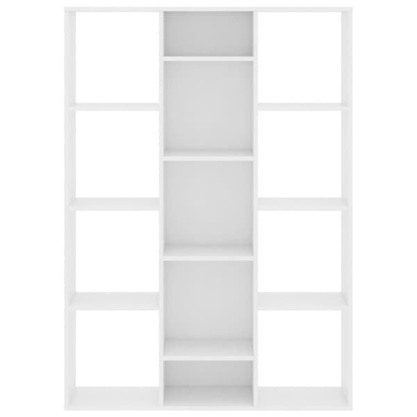 Rumdelere - Living rumdeler/bogreol 100x24x140 cm konstrueret træ hvid