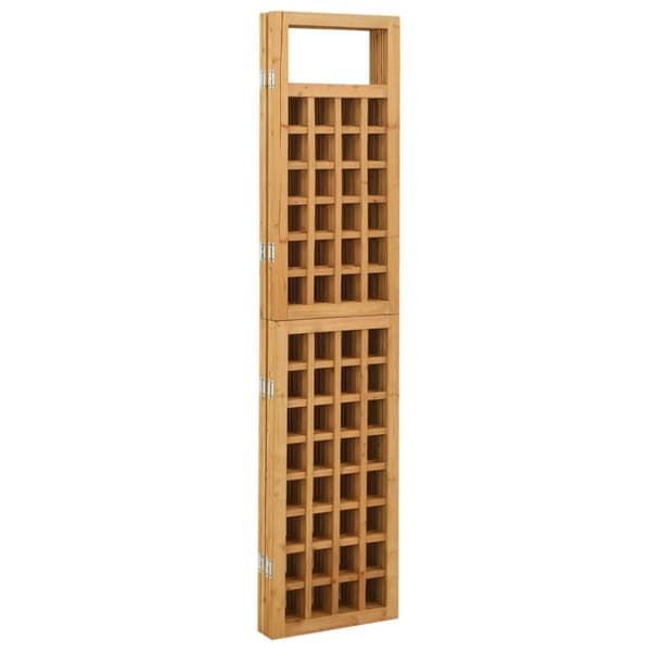 Rumdelere - Living 4-panels rumdeler/espalier 161x180 cm massivt grantræ