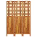 Miniatyrbillede 6 af 10: Rumdelere - Living 3-panels rumdeler 121,5x2x180 cm massivt akacietræ