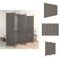 Miniatyrbillede 1 af 9: Rumdelere - Living 5-panels rumdeler 250x220 cm stof antracitgrå