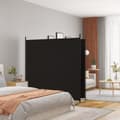 Miniatyrbillede 2 af 9: 2-panels rumdeler 348x180 cm stof sort - Rumdeler - Rumdelere - Home & Living
