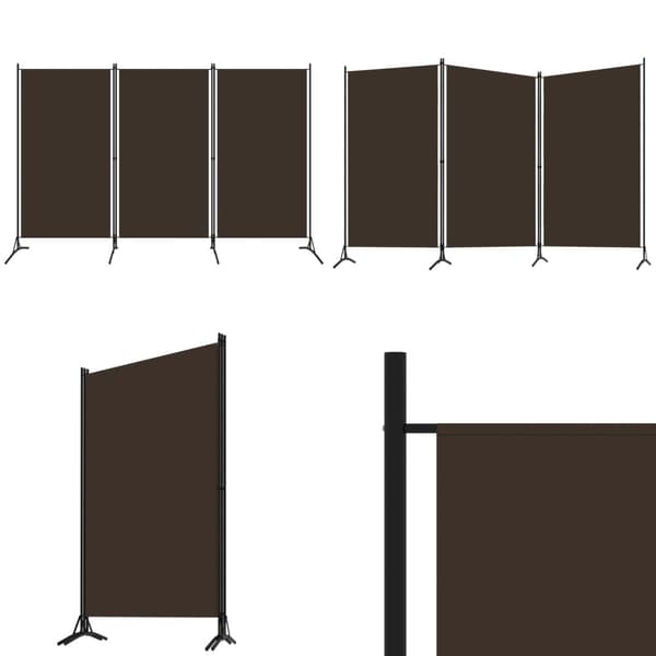 3-panels rumdeler 260 x 180 cm brun - Rumdeler - Rumdelere - Home & Living