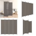 Miniatyrbillede 1 af 9: 4-panels rumdeler 200x200 cm stof antracitgrå - Rumdeler - Rumdelere - Home & Living
