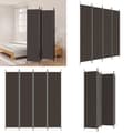 Miniatyrbillede 1 af 9: 4-panels rumdeler 200x220 cm stof brun - Rumdeler - Rumdelere - Home & Living