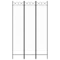 Miniatyrbillede 4 af 9: 3-panels rumdeler 120x200 cm stof hvid - Rumdeler - Rumdelere - Home & Living
