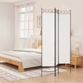 Miniatyrbillede 2 af 9: 3-panels rumdeler 120x200 cm stof hvid - Rumdeler - Rumdelere - Home & Living