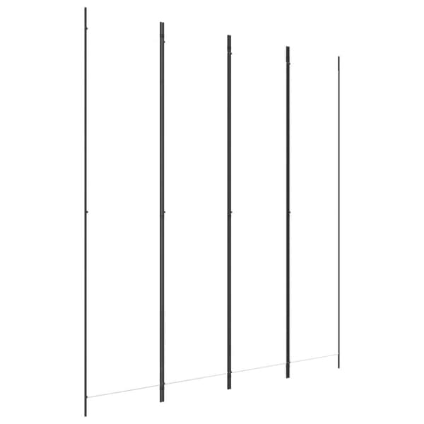 4-panels rumdeler 200x220 cm stof hvid - Rumdeler - Rumdelere - Home & Living