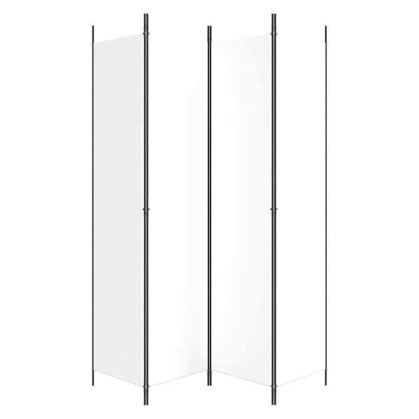 4-panels rumdeler 200x220 cm stof hvid - Rumdeler - Rumdelere - Home & Living