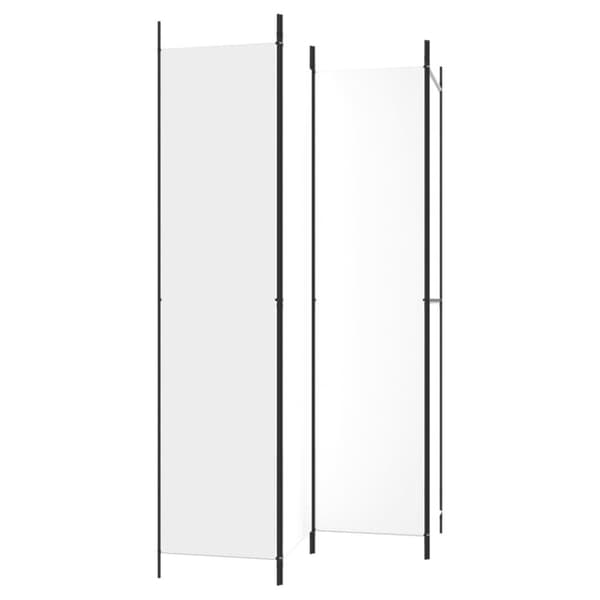 4-panels rumdeler 200x220 cm stof hvid - Rumdeler - Rumdelere - Home & Living