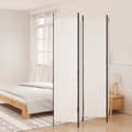 Miniatyrbillede 2 af 9: 4-panels rumdeler 200x220 cm stof hvid - Rumdeler - Rumdelere - Home & Living