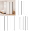 Miniatyrbillede 1 af 9: 4-panels rumdeler 200x220 cm stof hvid - Rumdeler - Rumdelere - Home & Living