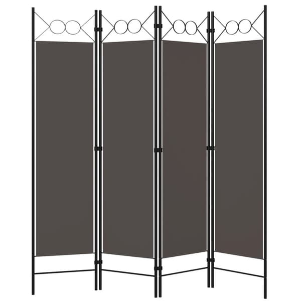 4-panels rumdeler 160x180 cm antracitgrå - Rumdeler - Rumdelere - Home & Living
