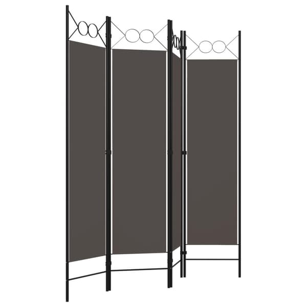4-panels rumdeler 160x180 cm antracitgrå - Rumdeler - Rumdelere - Home & Living