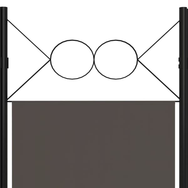 4-panels rumdeler 160x180 cm antracitgrå - Rumdeler - Rumdelere - Home & Living