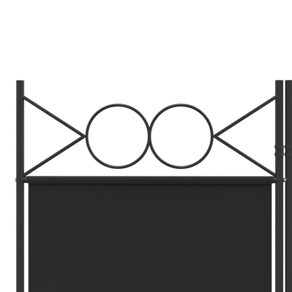 4-panels rumdeler 160x200 cm stof sort - Rumdeler - Rumdelere - Home & Living