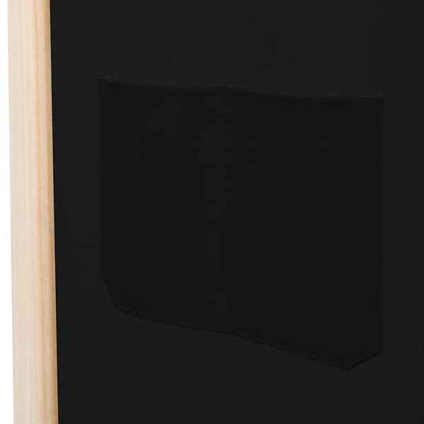 4-panels rumdeler 160 x 170 x 4 cm stof sort - Rumdeler - Rumdelere - Home & Living