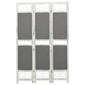 Miniatyrbillede 2 af 8: 3-panels rumdeler 105x165 cm stof grå - Rumdeler - Rumdelere - Home & Living