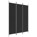 Miniatyrbillede 3 af 9: 3-panels rumdeler 150x200 cm stof sort - Rumdeler - Rumdelere - Home & Living