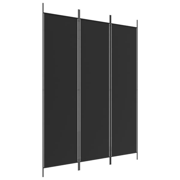 3-panels rumdeler 150x200 cm stof sort - Rumdeler - Rumdelere - Home & Living