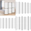 Miniatyrbillede 1 af 9: 5-panels rumdeler 250x180 cm stof hvid - Rumdeler - Rumdelere - Home & Living