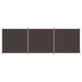 Miniatyrbillede 4 af 9: 3-panels rumdeler 525x180 cm stof brun - Rumdeler - Rumdelere - Home & Living