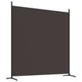 Miniatyrbillede 7 af 9: 3-panels rumdeler 525x180 cm stof brun - Rumdeler - Rumdelere - Home & Living
