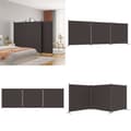 Miniatyrbillede 1 af 9: 3-panels rumdeler 525x180 cm stof brun - Rumdeler - Rumdelere - Home & Living