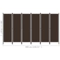 Miniatyrbillede 7 af 7: 6-panels rumdeler 300 x 180 cm brun - Rumdeler - Rumdelere - Home & Living