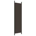 Miniatyrbillede 7 af 9: 4-panels rumdeler 200x200 cm stof brun - Rumdeler - Rumdelere - Home & Living