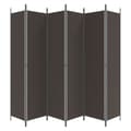 Miniatyrbillede 5 af 9: 6-panels rumdeler 300x220cm stof brun - Rumdeler - Rumdelere - Home & Living