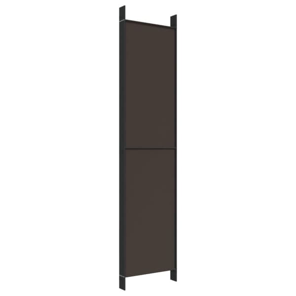 6-panels rumdeler 300x220cm stof brun - Rumdeler - Rumdelere - Home & Living