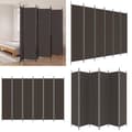 Miniatyrbillede 1 af 9: 6-panels rumdeler 300x220cm stof brun - Rumdeler - Rumdelere - Home & Living
