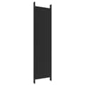 Miniatyrbillede 7 af 9: 5-panels rumdeler 250x200 cm stof sort - Rumdeler - Rumdelere - Home & Living