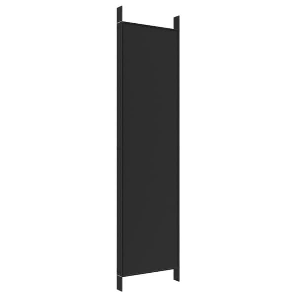 5-panels rumdeler 250x200 cm stof sort - Rumdeler - Rumdelere - Home & Living