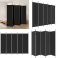 Miniatyrbillede 1 af 9: 5-panels rumdeler 250x200 cm stof sort - Rumdeler - Rumdelere - Home & Living