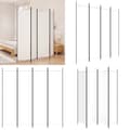 Miniatyrbillede 1 af 9: 4-panels rumdeler 200x200 cm stof hvid - Rumdeler - Rumdelere - Home & Living