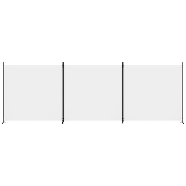 3-panels rumdeler 525x180 cm stof hvid - Rumdeler - Rumdelere - Home & Living