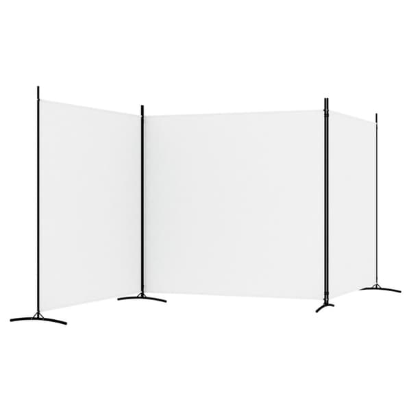 3-panels rumdeler 525x180 cm stof hvid - Rumdeler - Rumdelere - Home & Living