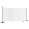 Miniatyrbillede 6 af 9: 3-panels rumdeler 525x180 cm stof hvid - Rumdeler - Rumdelere - Home & Living