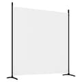 Miniatyrbillede 7 af 9: 3-panels rumdeler 525x180 cm stof hvid - Rumdeler - Rumdelere - Home & Living