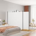 Miniatyrbillede 2 af 9: 3-panels rumdeler 525x180 cm stof hvid - Rumdeler - Rumdelere - Home & Living