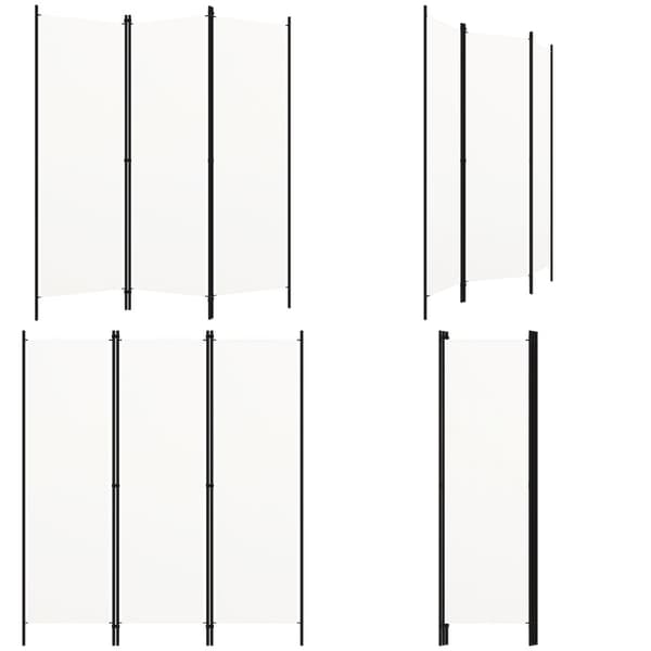 3-panels rumdeler 150 x 180 cm hvid - Rumdeler - Rumdelere - Home & Living