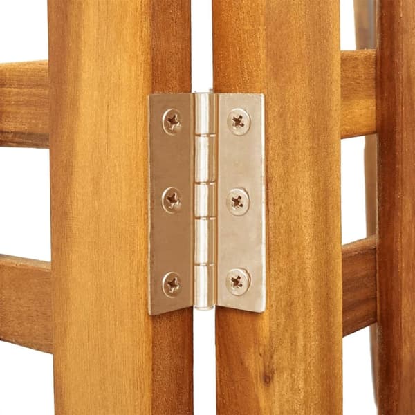 3-panels rumdeler 121,5x2x180 cm massivt akacietræ - Rumdeler - Rumdelere - Home & Living