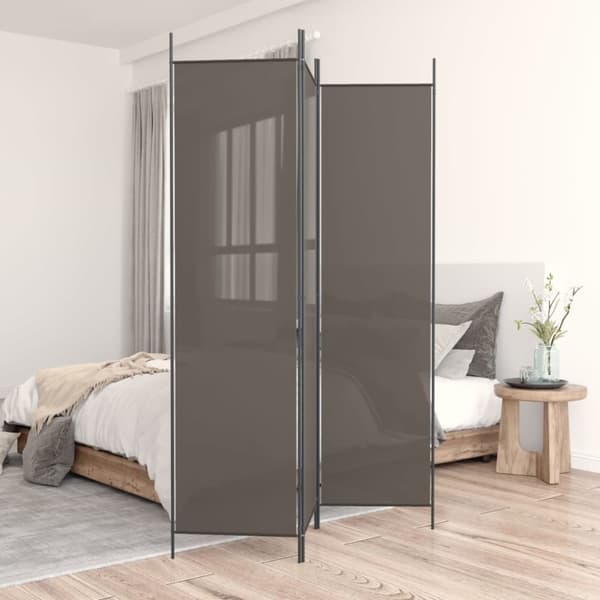 3-panels rumdeler 150x200 cm stof antracitgrå - Rumdeler - Rumdelere - Home & Living