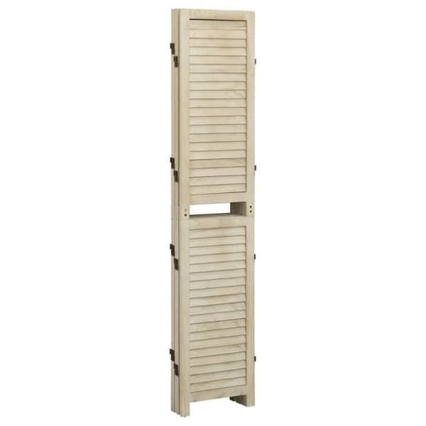 5-panels rumdeler 175x165 cm massivt kejsertræ - Rumdeler - Rumdelere - Home & Living
