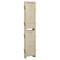 Miniatyrbillede 5 af 9: 5-panels rumdeler 175x165 cm massivt kejsertræ - Rumdeler - Rumdelere - Home & Living