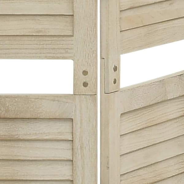 5-panels rumdeler 175x165 cm massivt kejsertræ - Rumdeler - Rumdelere - Home & Living