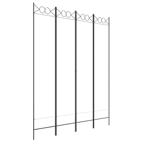 4-panels rumdeler 160x200 cm stof hvid - Rumdeler - Rumdelere - Home & Living