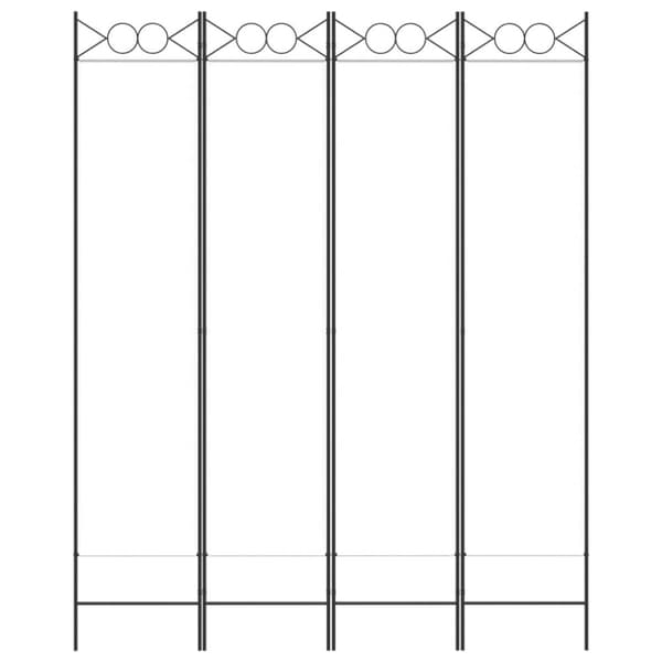 4-panels rumdeler 160x200 cm stof hvid - Rumdeler - Rumdelere - Home & Living